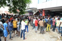 Jai Lava Kusa Movie Hungama At RTC X Roads